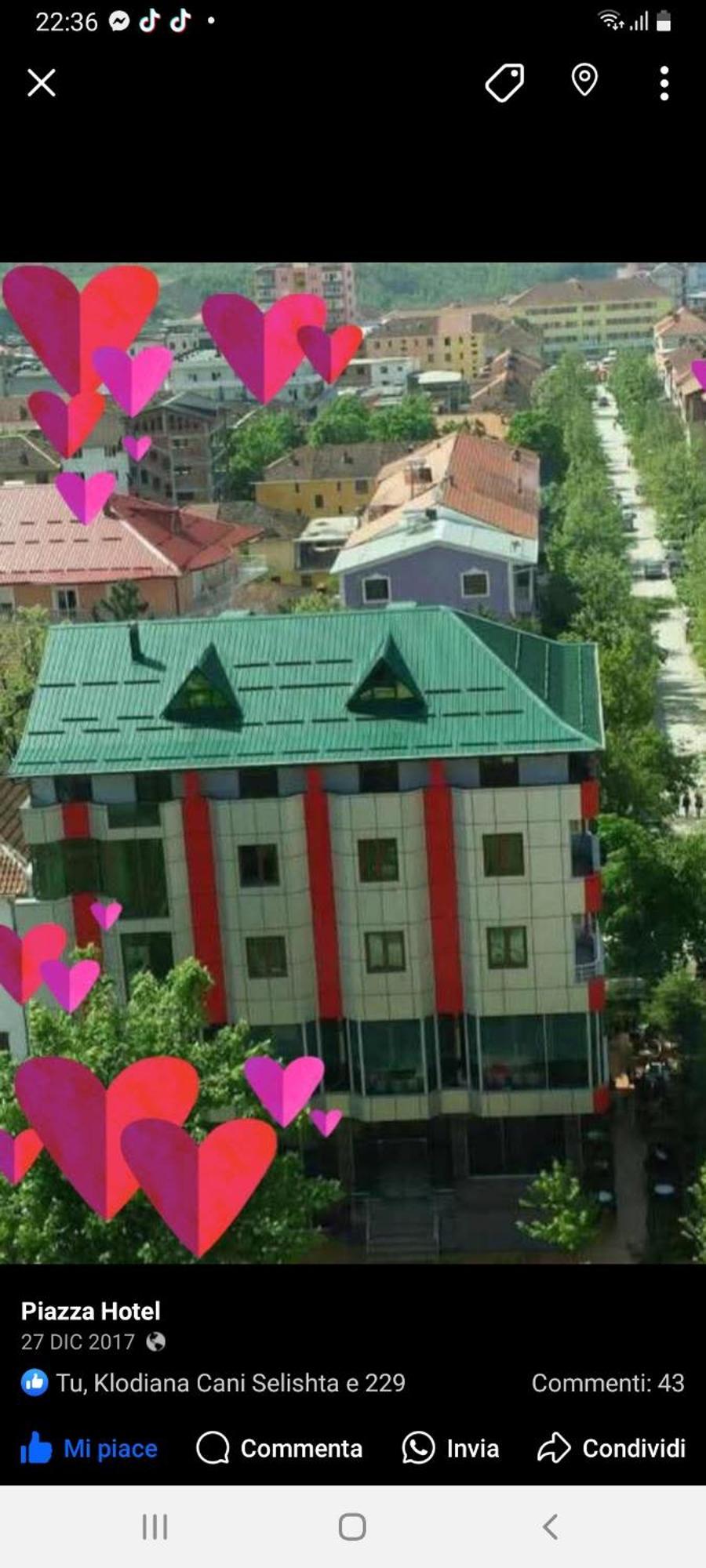 Hotel Piazza Peshkopi Exterior photo